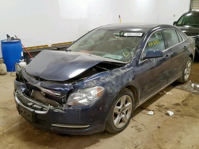 1G1ZC5EB9AF258272 - 2010 CHEVROLET MALIBU 1LT 蓝色 照片 2