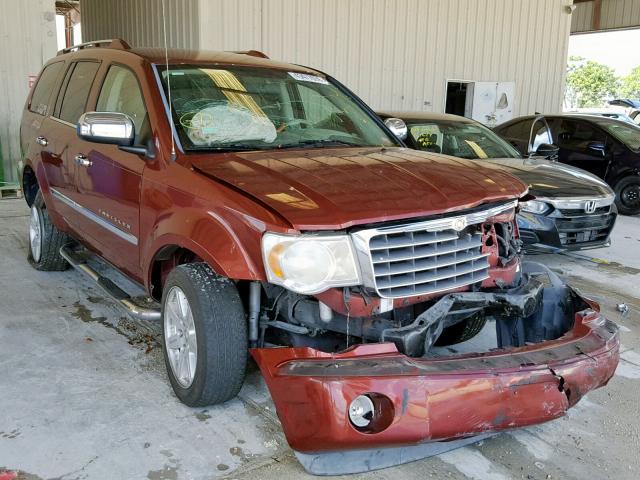 1A8HX58N68F127056 - 2008 CHRYSLER ASPEN LIMI RED photo 1