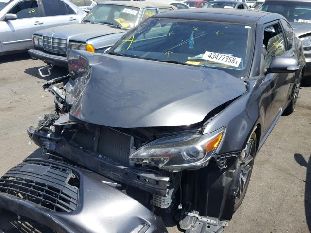 JTKJF5C73E3076562 - 2014 TOYOTA SCION TC 灰色 照片 2