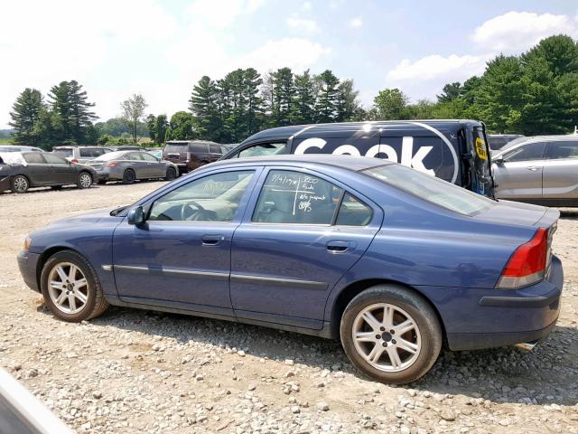YV1RS58D512028091 - 2001 VOLVO S60 2.4T BLUE photo 9