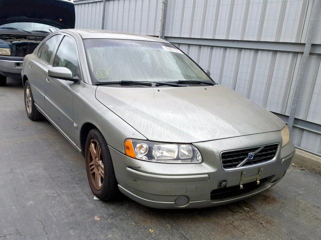 YV1RS592762523199 - 2006 VOLVO S60 2.5T GREEN photo 1
