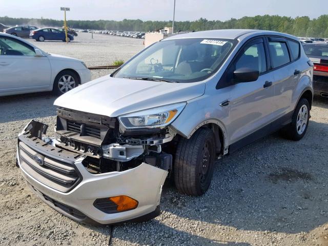 1FMCU0F71HUB12568 - 2017 FORD ESCAPE S SILVER photo 2