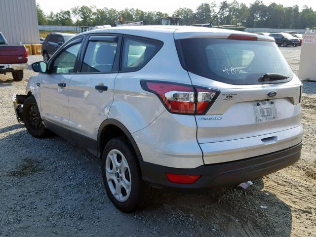 1FMCU0F71HUB12568 - 2017 FORD ESCAPE S SILVER photo 3