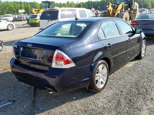 3FAHP08129R188793 - 2009 FORD FUSION SEL BLUE photo 4