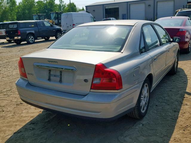 YV1TS59H441370911 - 2004 VOLVO S80 2.5T SILVER photo 4