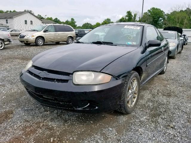 1G1JH12F247206995 - 2004 CHEVROLET CAVALIER L BLACK photo 2