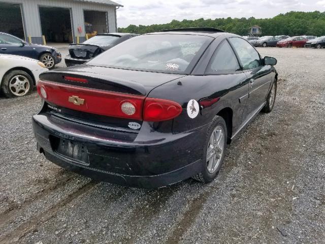 1G1JH12F247206995 - 2004 CHEVROLET CAVALIER L BLACK photo 4