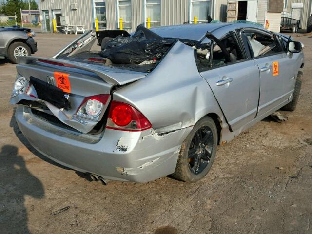 2HHFD55566H200690 - 2006 ACURA CSX TOURIN SILVER photo 4