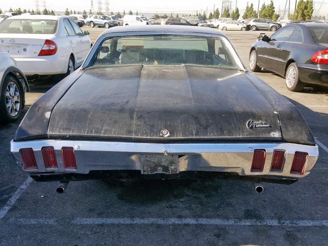 166470D109496 - 1970 CHEVROLET CAPRICE BLACK photo 10