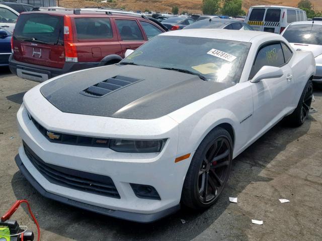 2G1FG1EW7F9253350 - 2015 CHEVROLET CAMARO SS WHITE photo 2