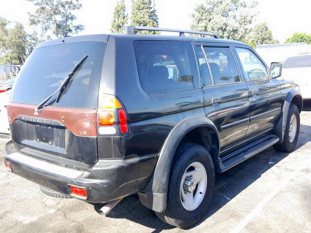 JA4LS21H51P036017 - 2001 MITSUBISHI MONTERO SP BLACK photo 4