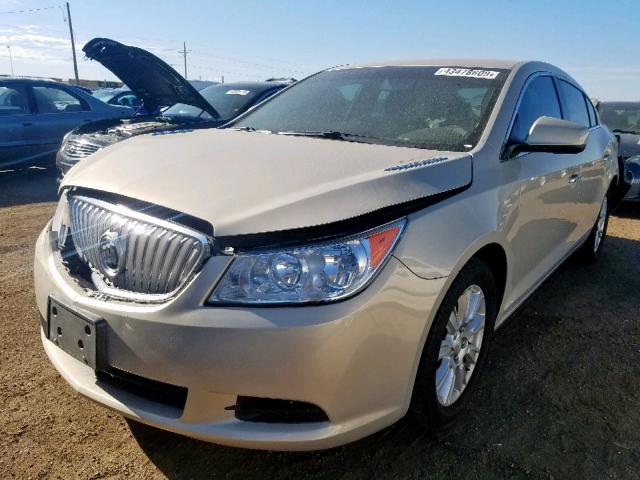 1G4GA5EC1BF391408 - 2011 BUICK LACROSSE C BEIGE photo 2