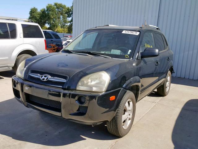 KM8JM12B35U067247 - 2005 HYUNDAI TUCSON GL BLACK photo 2