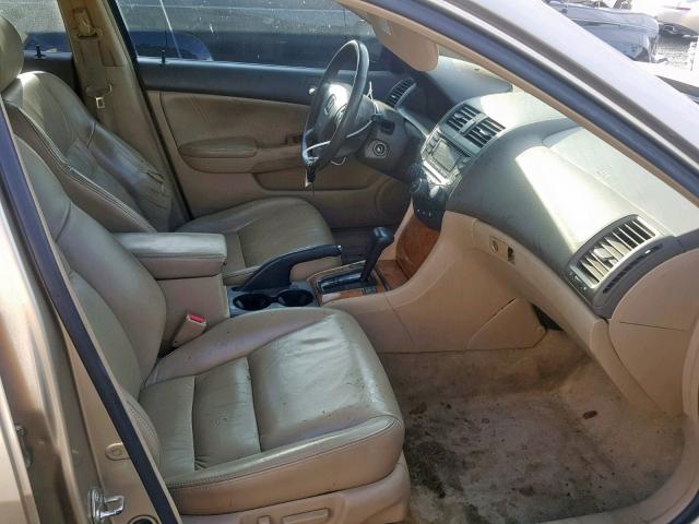 1HGCM66583A044562 - 2003 HONDA ACCORD GOLD photo 5