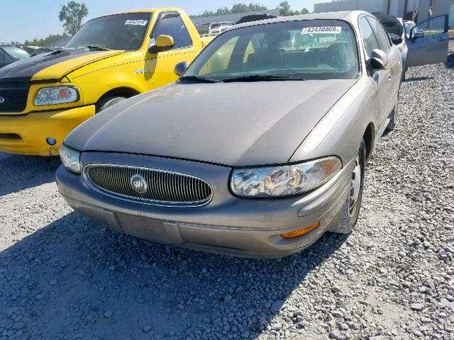 1G4HR54K71U206925 - 2001 BUICK LESABRE LI GOLD photo 2