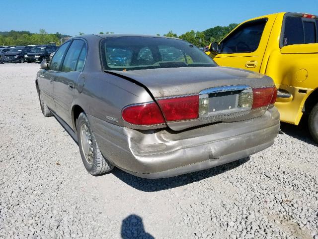 1G4HR54K71U206925 - 2001 BUICK LESABRE LI GOLD photo 3