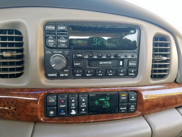 1G4HR54K71U206925 - 2001 BUICK LESABRE LI GOLD photo 9