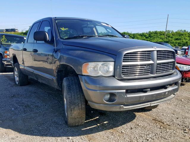 1D7HU18D75S181202 - 2005 DODGE RAM 1500 S GRAY photo 1