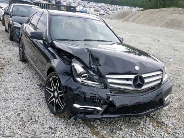 WDDGF4HB2DR262314 - 2013 MERCEDES-BENZ C 250 BLACK photo 1