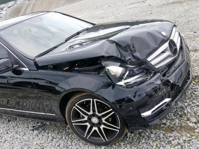 WDDGF4HB2DR262314 - 2013 MERCEDES-BENZ C 250 BLACK photo 9