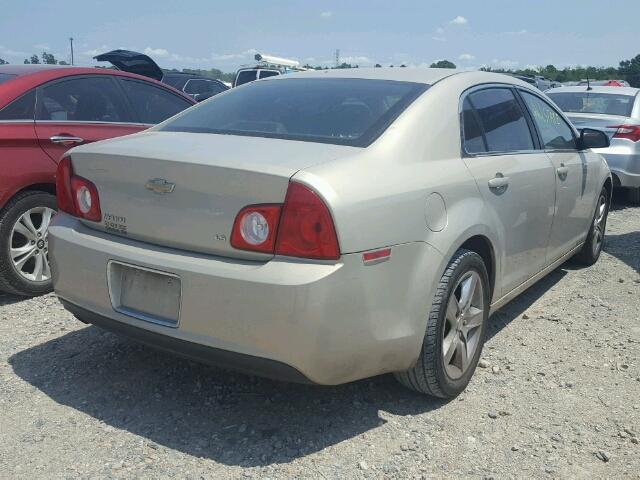 1G1ZG57B694104997 - 2009 CHEVROLET MALIBU LS BEIGE photo 4