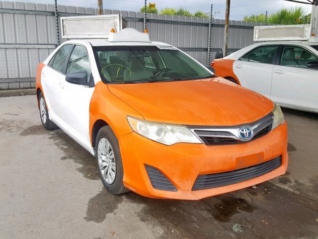 4T1BD1FK1CU016793 - 2012 TOYOTA CAMRY HYBR TWO TONE photo 1