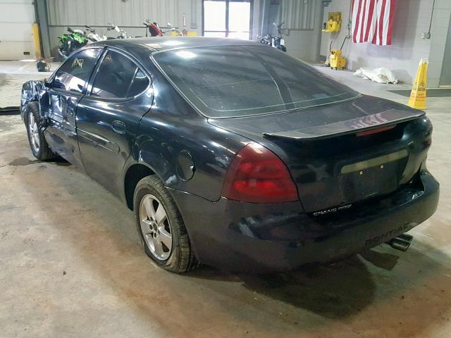 2G2WS542551286750 - 2005 PONTIAC GRAND PRIX BLACK photo 3