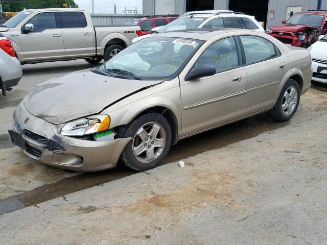 1B3EL56R62N258174 - 2002 DODGE STRATUS ES GOLD photo 2