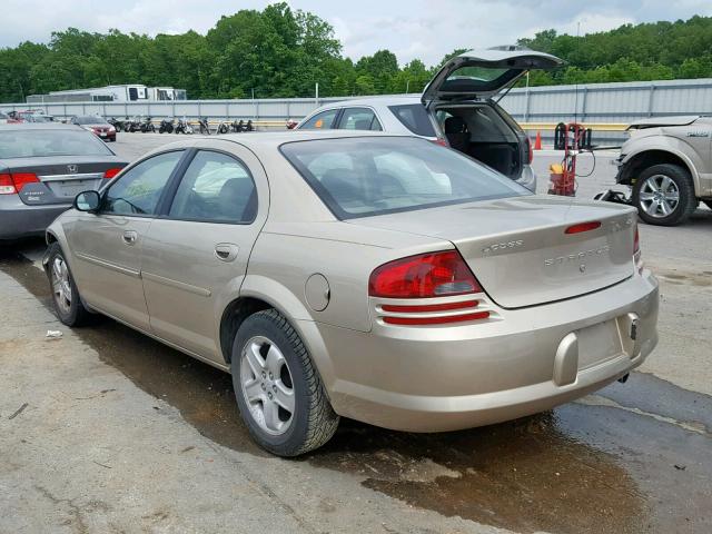 1B3EL56R62N258174 - 2002 DODGE STRATUS ES GOLD photo 3