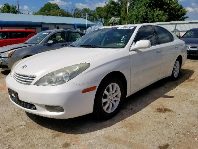 JTHBF30G136008128 - 2003 LEXUS ES 300 WHITE photo 2