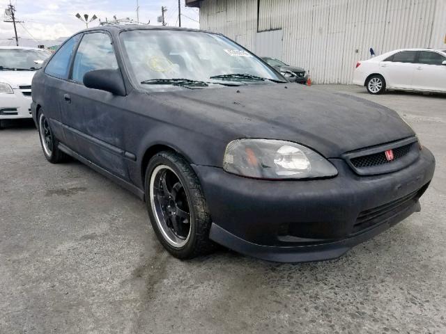 1HGEJ6220WL054797 - 1998 HONDA CIVIC DX BLACK photo 1