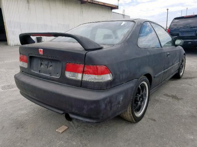 1HGEJ6220WL054797 - 1998 HONDA CIVIC DX BLACK photo 4