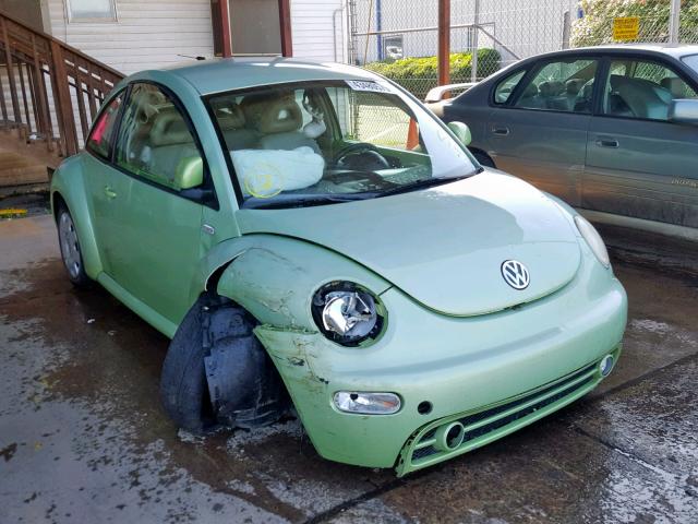 3VWCC21C8YM413475 - 2000 VOLKSWAGEN NEW BEETLE მწვანე ფოტო 1
