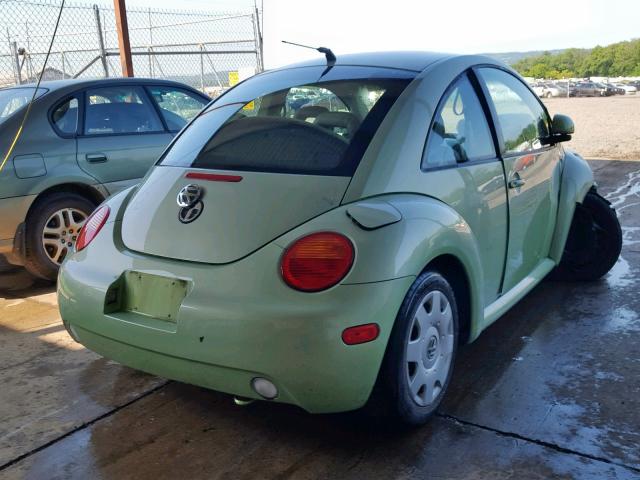 3VWCC21C8YM413475 - 2000 VOLKSWAGEN NEW BEETLE მწვანე ფოტო 4