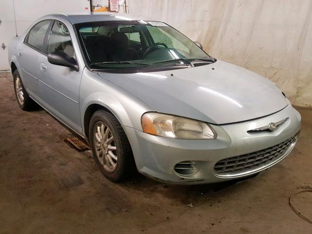 1C3EL46XX3N597128 - 2003 CHRYSLER SEBRING LX BLUE photo 1