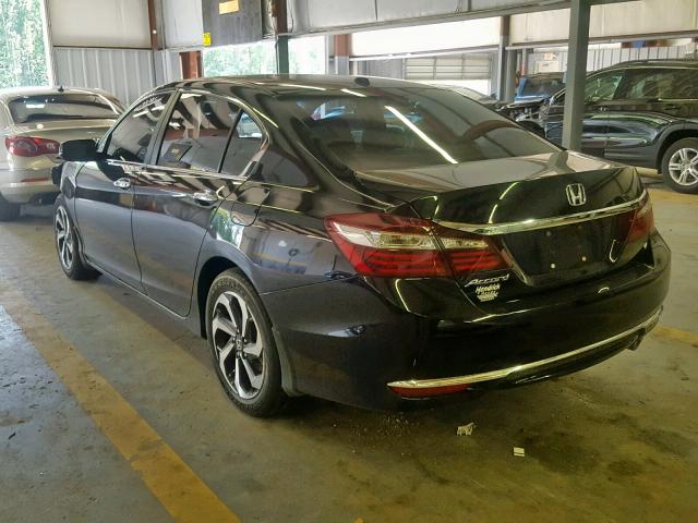 1HGCR2F81HA239348 - 2017 HONDA ACCORD EXL BLACK photo 3