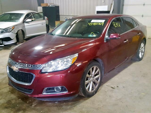 1G11F5SL7FF166554 - 2015 CHEVROLET MALIBU LTZ წითელი ფოტო 2