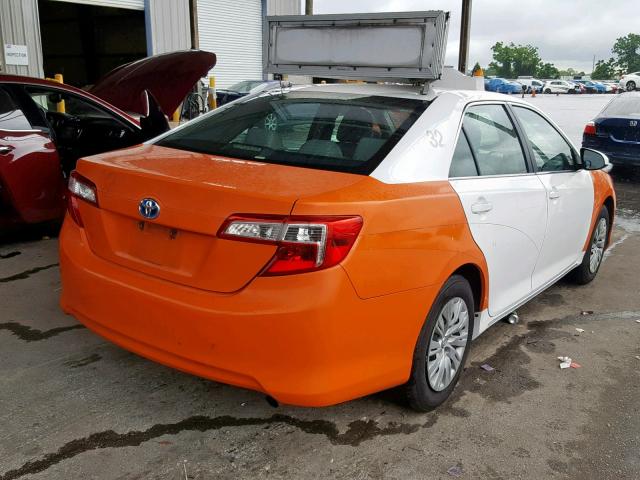 4T1BD1FK8CU040881 - 2012 TOYOTA CAMRY HYBR TWO TONE photo 4