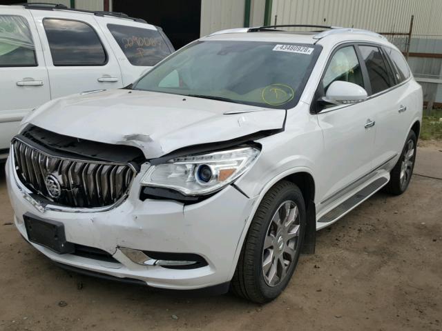 5GAKVCKD5HJ181132 - 2017 BUICK ENCLAVE WHITE photo 2