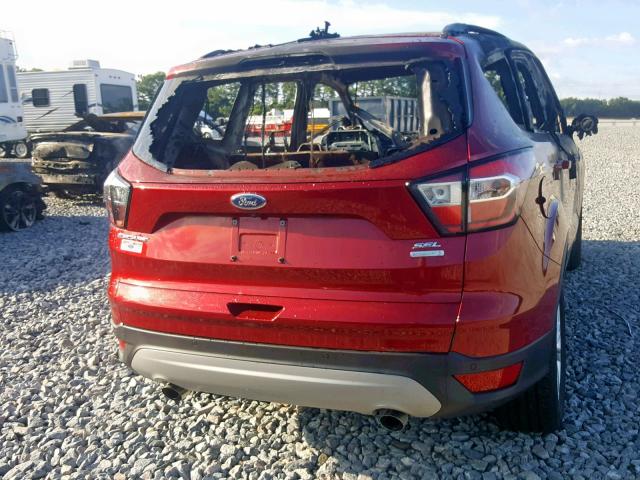 1FMCU0HD5JUD14080 - 2018 FORD ESCAPE SEL RED photo 10