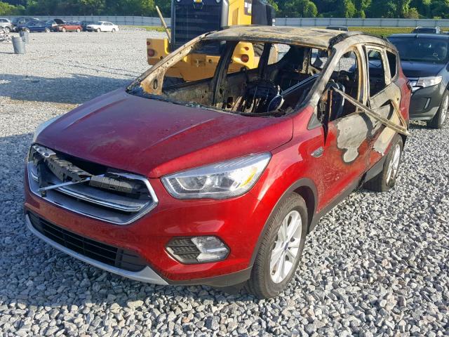 1FMCU0HD5JUD14080 - 2018 FORD ESCAPE SEL RED photo 2