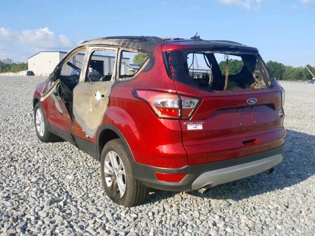 1FMCU0HD5JUD14080 - 2018 FORD ESCAPE SEL RED photo 3