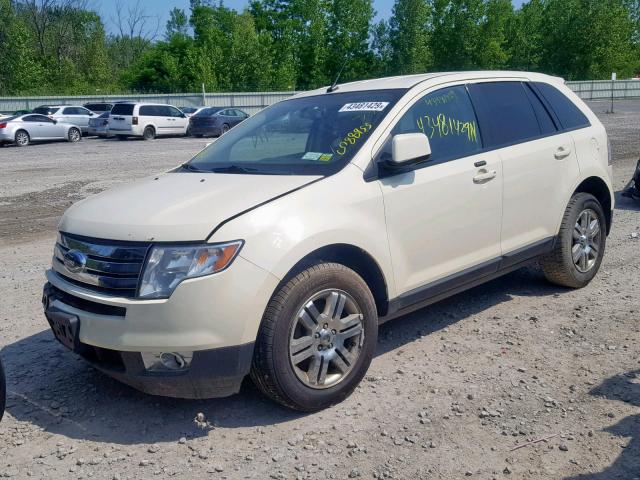 2FMDK48C37BB67460 - 2007 FORD EDGE SEL WHITE photo 2