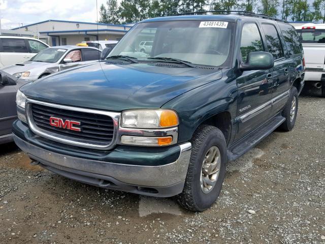 3GKFK16T41G177857 - 2001 GMC YUKON XL K GREEN photo 2