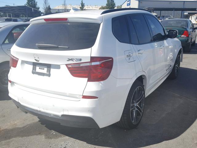 5UXWX7C58CL736286 - 2012 BMW X3 XDRIVE3 WHITE photo 4