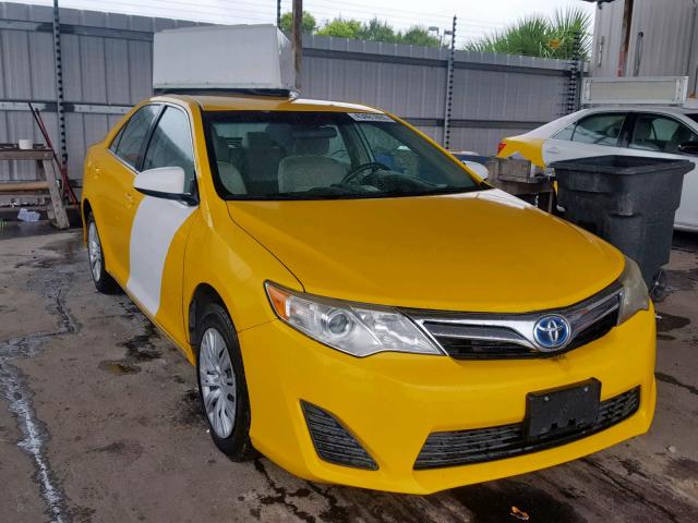 4T1BD1FK4CU001298 - 2012 TOYOTA CAMRY HYBR TWO TONE photo 1