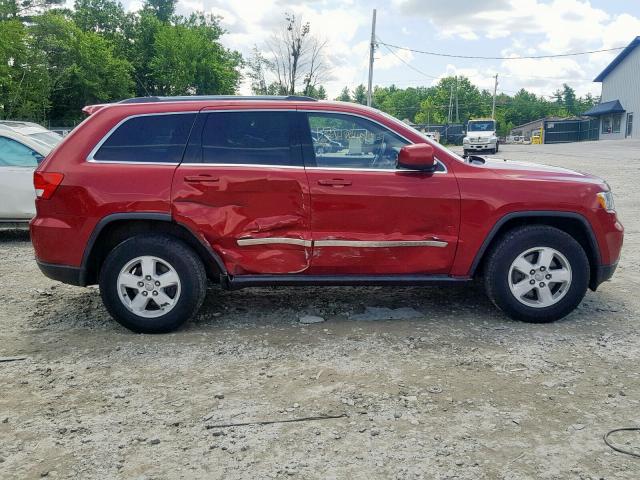 1J4RR4GG2BC677666 - 2011 JEEP GRAND CHER RED photo 9