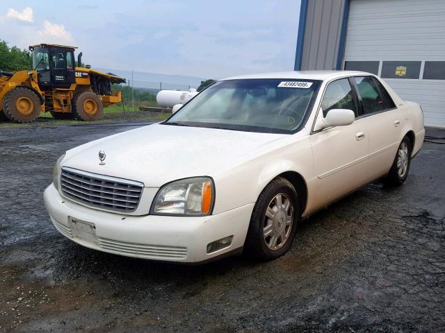 1G6KD54Y85U127432 - 2005 CADILLAC DEVILLE WHITE photo 2