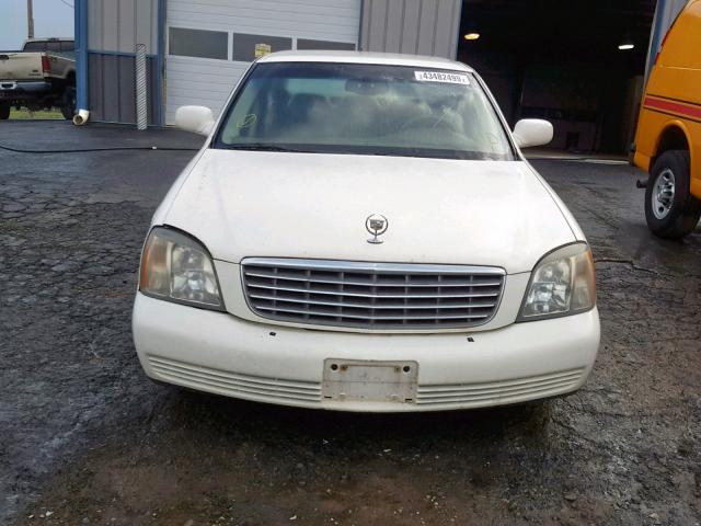 1G6KD54Y85U127432 - 2005 CADILLAC DEVILLE WHITE photo 9