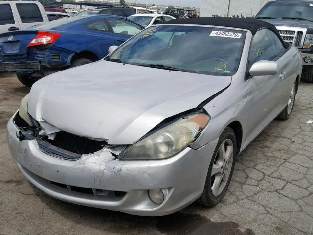 4T1FA38PX5U045954 - 2005 TOYOTA CAMRY SOLA SILVER photo 2